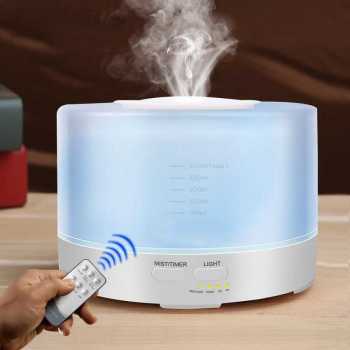 Gambar produk Taffware HUMI Humidifier 7 Color 500ml + Remote Control - HUMI H14A